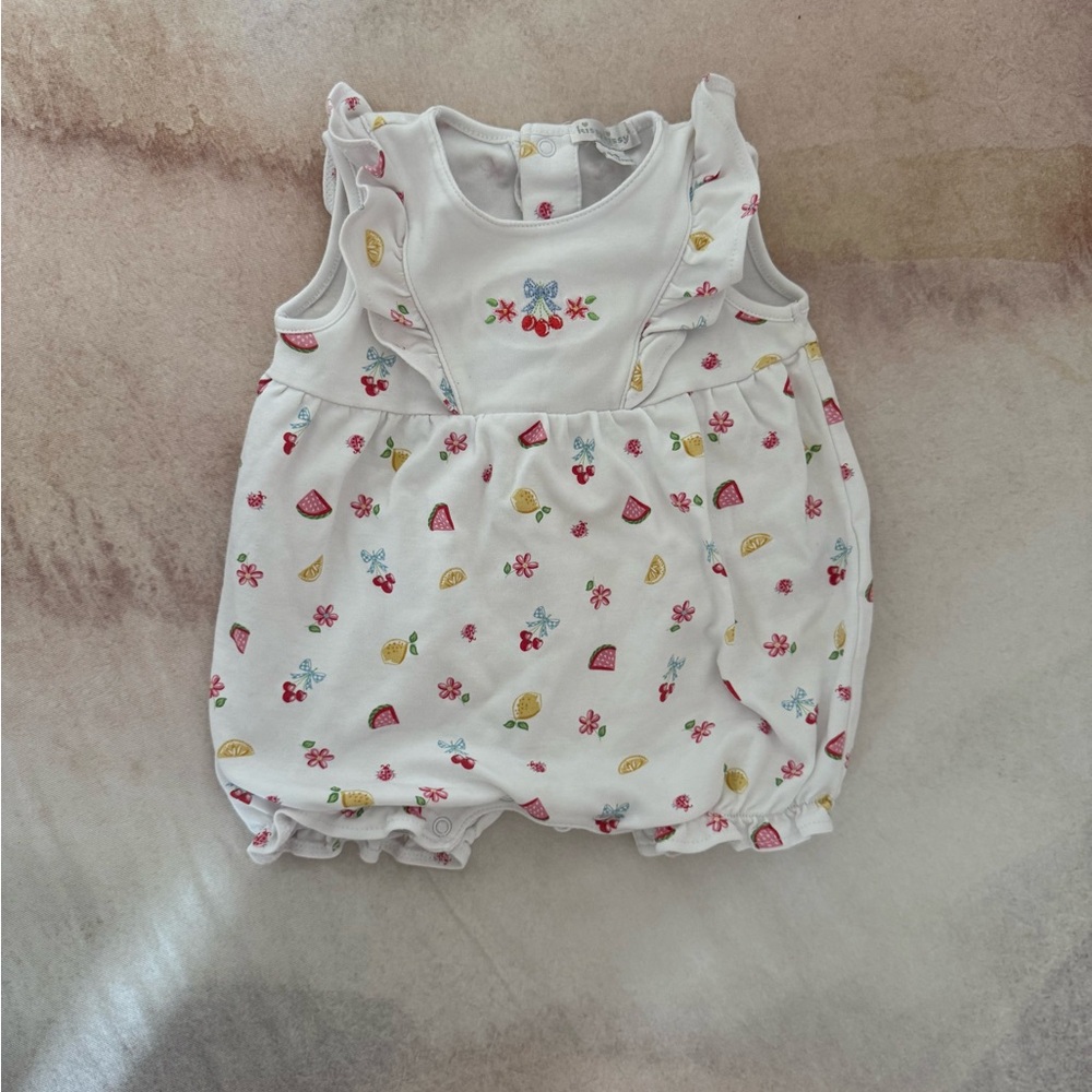 Kissy Kissy-Adorable Baby Romper with Fruit Print